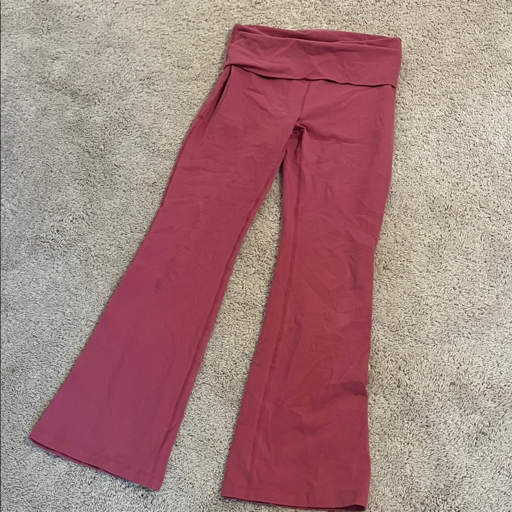 Stylish Pink Flare Pants